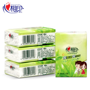 心相印手帕纸茶语系列c1710纸巾一条12包心心相印擦手纸包邮