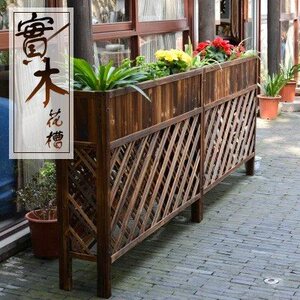 户外别墅小院木屋花园田园防腐炭化木栅栏围栏扎栏实木头篱笆护栏