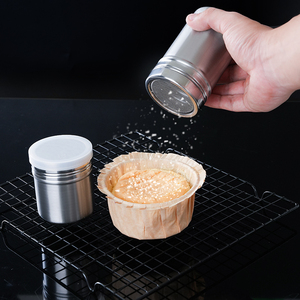 不锈钢烘焙工具糖粉筛抹茶可可粉咖啡撒粉罐面粉筛子厨房蛋糕糕点