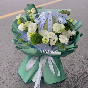 哈密瓜水果花束生日中秋同城鲜花速递广州上海北京郑州全国配送