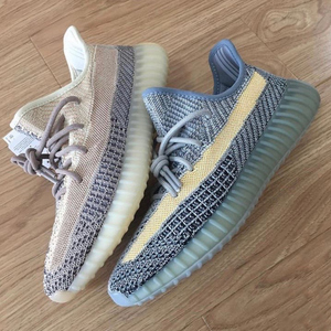 正品官网yezi yeezy椰子鞋男350蓝色水洗丹宁满天星真爆过毒版本