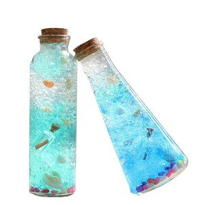 女童儿童水宝宝玩具水精灵吸水珠珍珠玻璃瓶水晶珠泡大珠水晶球魔