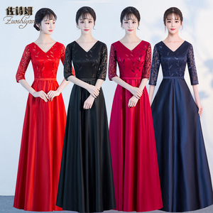 合唱指挥礼服女黑色