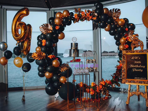 新款婚庆大型铁艺圆环铁架拱门背景架单杆圆形门生日派对气球花门