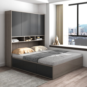 榻榻米床柜一体带书桌