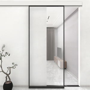 推拉门定制吊轨门格子门仓谷门单扇厨房隔断实木门幽灵隐形门tb