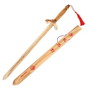 木头宝剑表演演出武器道具桃木剑实木道士僵尸桃木剑儿童木剑玩具