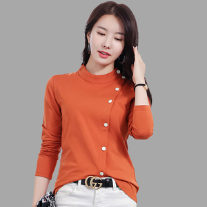 秋衣女衫内搭上衣女秋冬时尚可外穿个性长袖t恤设计感小众打底衫