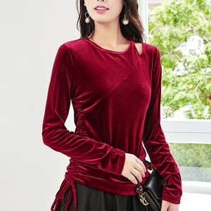 高领内搭双面德绒打底衫女秋冬加厚保暖内衣烟管领平绒上衣2人付款59