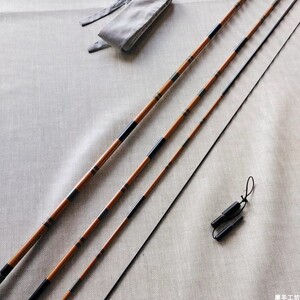 2米写乐szm日本原装手杆并继插接中古二手碳素鱼竿渔乐有限同款