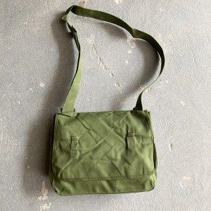 正品库存87老式帆布包橄榄绿军迷挎包挂包绿书包珍藏复古单肩包