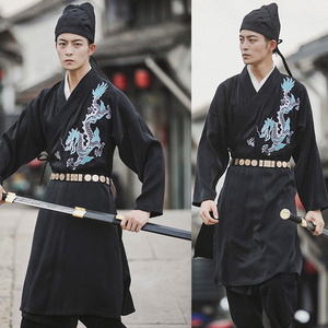 汉服男飞鱼服古装武侠影视明朝锦衣卫衣服绣春刀长款捕快服装剑客