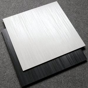 黑色拉丝条纹瓷砖600x600仿古砖厨房防滑地砖卫生间白色全瓷墙砖