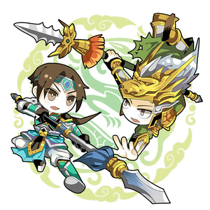 【同人周边】真三国无双7 75mm大吧唧 徽章 马超 赵云