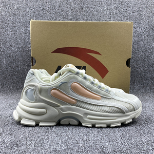 安踏休闲鞋千禧雀翎透气网面女鞋新款减震老爹鞋运动鞋122028890