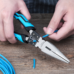 剪剥线钳多功能电工钳子老虎多功能万用尖嘴钳工业级电工专用工具