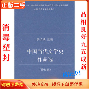 二手正版中国当代文学史作品选 洪子诚 北京出版社