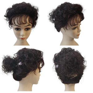 中老年盘头假发