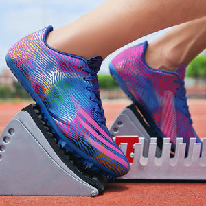 万耐克斯特钉鞋田径短跑男fly3体育生专业跳远跳高跑步鸳鸯钉子鞋