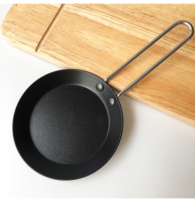 出口外贸日式迷你小煎锅平底铁锅煎蛋锅蛋饺锅小号不粘锅煎鸡蛋