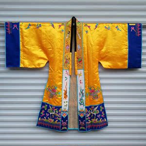 金丝法衣 金丝服装 道袍五龙衣 苏绣手工金线小袖道教盘金法衣