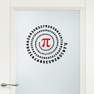 数学贴纸 派3.14数学符号墙贴纸 数理化贴纸 班级教室墙面布置贴