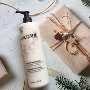 新版法国caudalie欧缇丽葡萄籽紧肤滋养身体乳400ml