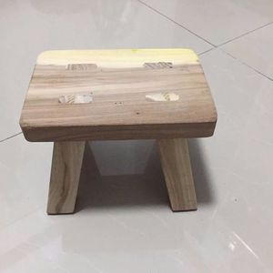 木制手工小板凳小板凳儿童木头原木矮凳子成人换鞋凳家用多彩洗衣