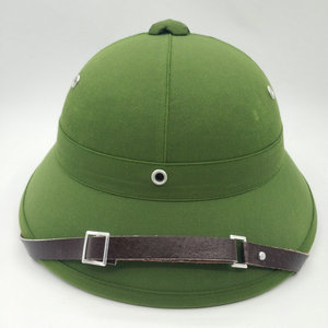 越南头盔帽子将军士兵迷彩绿头盔防晒表演道具户外太阳遮阳头盔帽