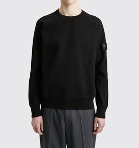 yi stone island 石头岛幽灵系列圆领套头针织卫衣