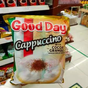 香港购 印尼good day好日子卡布奇诺咖啡 cappuccino coffee 750g