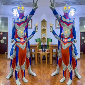 迪迦连体衣成人男孩cos大人套装奥特曼服装衣服六一儿童节演出服