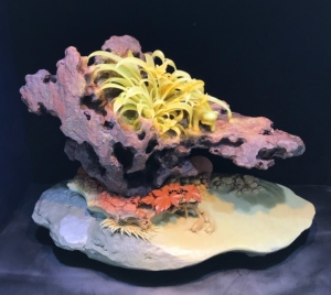 青田石雕兰花摆件空谷幽兰君当如兰小猫抓鱼