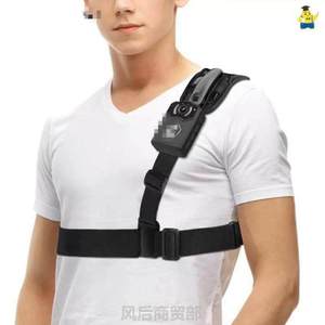 固定器夹背带配件背胸前执法仪夹子佩戴双肩保护套肩记录器