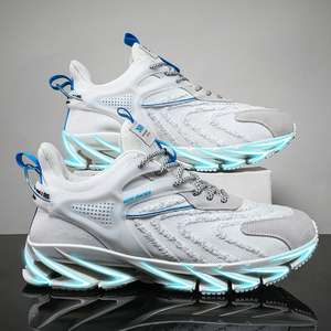 国潮冠军新款男鞋爆款tpu刀锋鞋反光xins潮鞋透气运动日常