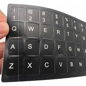 键盘字母贴纸按键贴台式电脑笔记本通用贴膜单个破损补救仓颉注音
