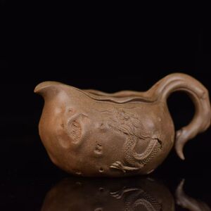 龙杰55淘宝中国紫砂雕塑大师沈益新 宜兴全手工原矿摆件把件茶宠精品