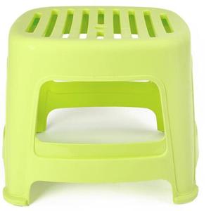 加厚型儿童塑料小凳子防滑椅子板凳 圆角绿色