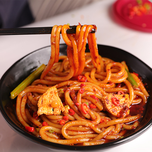 【囤货】笑厨新疆正宗炒米粉微辣爆辣430g*3袋装粗湿粉特产速食