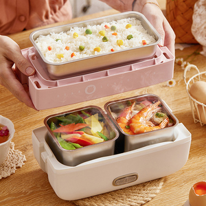 保温饭盒可插电加热蒸煮