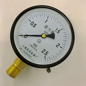 压力表 y-100 0~2.5mpa 直径100mm 螺纹m20x1.5 压力25公斤 仪川