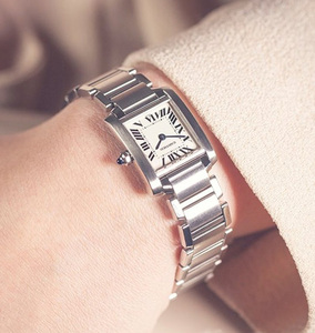 【环球】卡地亚tank精钢石英女表w51008q3小号/wsta0005中号