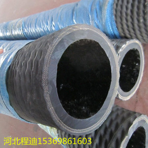 大口径抽沙管钢丝骨架吸引黑胶管4寸 6寸 8寸耐磨耐压吸排沙胶管