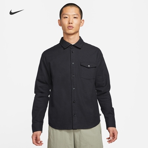 耐克/nike sb男子运动休闲透气工装翻领夹克外套cv4450-010-325