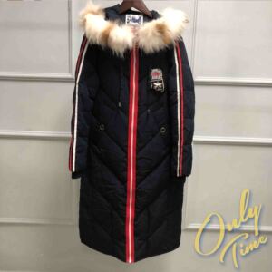 伦继贺淘宝杭州一线万达专柜西树影黛撤柜女装羽绒服,特大貉子毛领