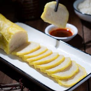 钟祥特产精制蟠龙菜盘龙菜肉糕卷切500g湖北荆门土特产火锅食材