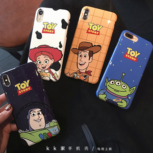 玩具总动员巴斯光年三眼仔iphonex/xr/xs max/6s/7/8plus手机壳套