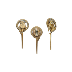 权力的游戏周边 国王之手胸针 欧美影视剧复古纪念徽章配饰