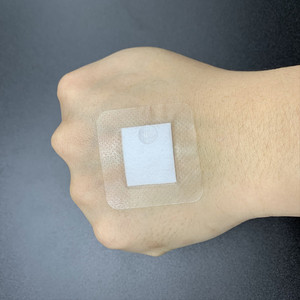 50片pu防水透明创口贴 正方形创可贴小伤口洗澡3.8x3.8cm 粘性好