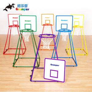 魔术篮球架幼儿版台湾格乐普室内外可移动式篮球框轨道返回篮球架